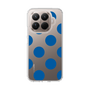 Slim Protection Case［ Simple Dot - Blue ］