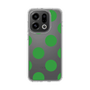 Slim Protection Case［ Simple Dot - Green ］