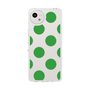 Slim Protection Case［ Simple Dot - Green ］
