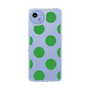 Slim Protection Case［ Simple Dot - Green ］