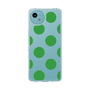 Slim Protection Case［ Simple Dot - Green ］