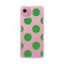 Slim Protection Case［ Simple Dot - Green ］