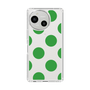 Slim Protection Case［ Simple Dot - Green ］