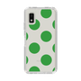 Slim Protection Case［ Simple Dot - Green ］