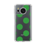 Slim Protection Case［ Simple Dot - Green ］