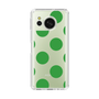Slim Protection Case［ Simple Dot - Green ］