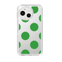 Slim Protection Case［ Simple Dot - Green ］