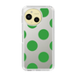 Slim Protection Case［ Simple Dot - Green ］