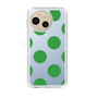 Slim Protection Case［ Simple Dot - Green ］