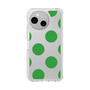 Slim Protection Case［ Simple Dot - Green ］