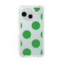Slim Protection Case［ Simple Dot - Green ］