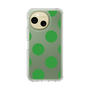 Slim Protection Case［ Simple Dot - Green ］