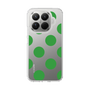 Slim Protection Case［ Simple Dot - Green ］