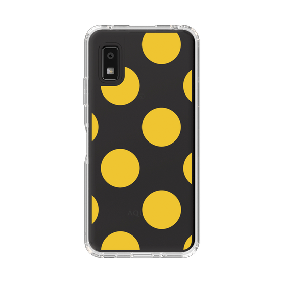 Slim Protection Case［ Simple Dot - Yellow ］