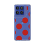 Slim Protection Case［ Simple Dot - Red ］