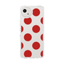 Slim Protection Case［ Simple Dot - Red ］