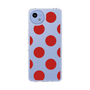 Slim Protection Case［ Simple Dot - Red ］
