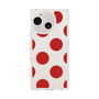 Slim Protection Case［ Simple Dot - Red ］