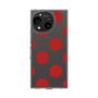 Slim Protection Case［ Simple Dot - Red ］