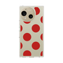 Slim Protection Case［ Simple Dot - Red ］