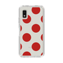 Slim Protection Case［ Simple Dot - Red ］