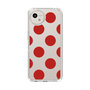 Slim Protection Case［ Simple Dot - Red ］