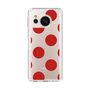 Slim Protection Case［ Simple Dot - Red ］
