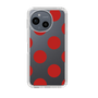Slim Protection Case［ Simple Dot - Red ］