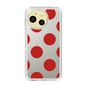Slim Protection Case［ Simple Dot - Red ］