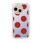 Slim Protection Case［ Simple Dot - Red ］