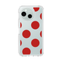 Slim Protection Case［ Simple Dot - Red ］