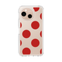 Slim Protection Case［ Simple Dot - Red ］