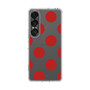 Slim Protection Case［ Simple Dot - Red ］