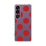 Slim Protection Case［ Simple Dot - Red ］