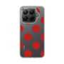 Slim Protection Case［ Simple Dot - Red ］