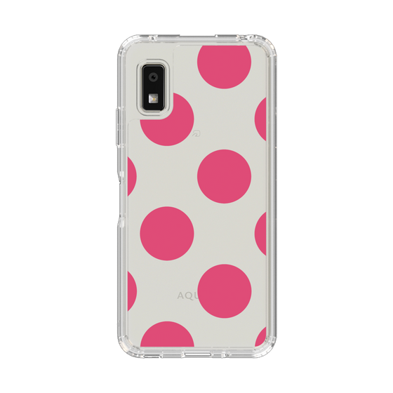 Slim Protection Case［ Simple Dot - Pink ］