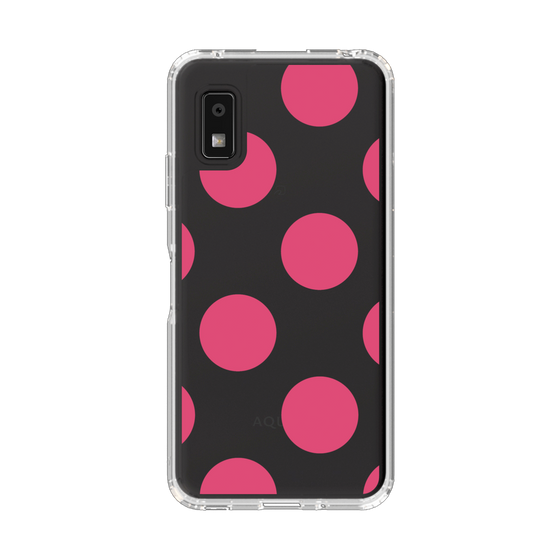 Slim Protection Case［ Simple Dot - Pink ］