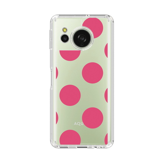 Slim Protection Case［ Simple Dot - Pink ］