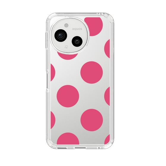 Slim Protection Case［ Simple Dot - Pink ］