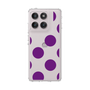 Slim Protection Case［ Simple Dot - Purple ］