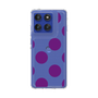 Slim Protection Case［ Simple Dot - Purple ］