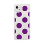 Slim Protection Case［ Simple Dot - Purple ］