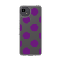 Slim Protection Case［ Simple Dot - Purple ］