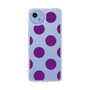 Slim Protection Case［ Simple Dot - Purple ］