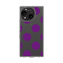 Slim Protection Case［ Simple Dot - Purple ］
