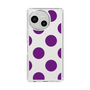 Slim Protection Case［ Simple Dot - Purple ］