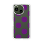 Slim Protection Case［ Simple Dot - Purple ］
