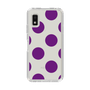 Slim Protection Case［ Simple Dot - Purple ］