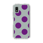 Slim Protection Case［ Simple Dot - Purple ］