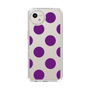 Slim Protection Case［ Simple Dot - Purple ］
